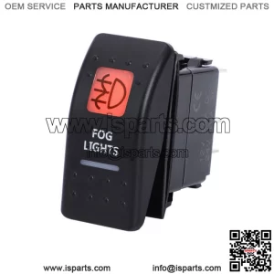 FOG LIGHTS SWITCH ROCKER AMBER/ORANGE FOR CAN AM MAVERICK X3 COMMANDER DEFENDER