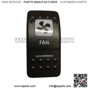 FAN (AMBER ORANGE) Can-Am Style Rocker Switch Maverick Commander X3