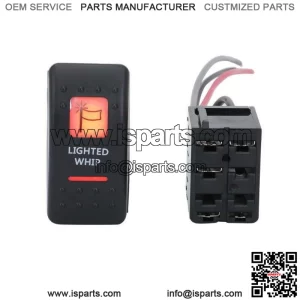 FOR CAN AM MAVERICK X3 COMMANDER DEFENDER LIGHTED WHIP ROCKER SWITCH AND BACKING