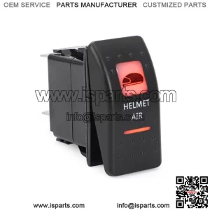 FOR CAN AM MAVERICK X3 COMMANDER DEFENDER HELMET AIR SWITCH AMBER LED LIGHT US