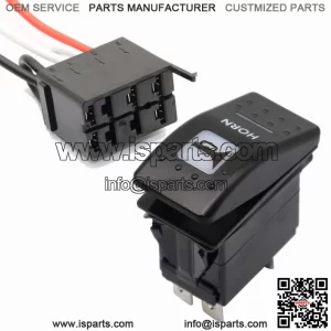 Horn Switch Rocker Amber +Harness For CAN-AM COMMANDER MAVERICK X3 DEFENDER