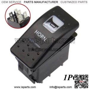 Fit CAN-AM COMMANDER MAVERICK X3 DEFENDER Horn Switch Rocker Amber Light