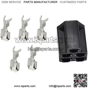 Ignition Key Switch Connector M90206 TCA22740 TCA15075 AM101561 Compatible with John Deere Tractors X300 X304 X310 X320 X324 X340 X354 X370 X380 X384 Gators XUV865R XUV855D RSX850i