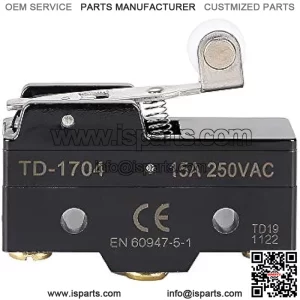 Golf Cart Accelerator Micro Switch,3 Terminal Micro Switch with Roller for EZGO (Gas 1983-1994) TXT Marathon Golf Carts,relpace OEM:10606G1, 10606G2, 17928G1, 31535G1