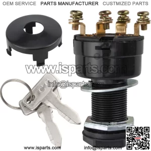 Ignition Key Switch For Club Car Golf Cart DS Carryall XRT 4-Terminal 1012505