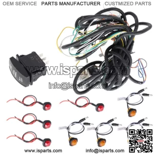 Street Legal LED Rocker Switch Turn Signal Kit For Kawasaki Teryx4 750 800 (For: More than one vehicle)