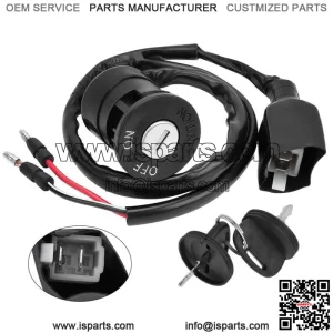 Ignition Key Switch for Honda FourTrax 250 TRX250 1985 1986 1987 35100-HA8-682 (For: Honda)