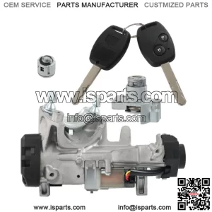 For 2007-11 Honda CRV Ignition & Door Lock Cylinder Switch 2 Keys 06350-SWN-011