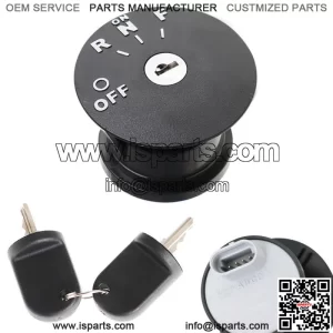 Ignition Key Switch & 2 Keys for 48V RXV EZGO Electric Golf Cart 2008 & Up