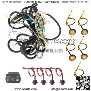 ATV Universal Rocker Switch Turn Signal Kit For Polaris Ranger General RZR UTV