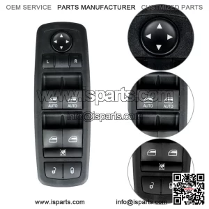 Driver Side Power Window Control Switch For 2011-2016 2017 Dodge Charger 4-Door