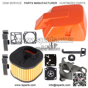 For Husqvarna Air Filter Cover Carb Kit Suitable 362 365 372 372XP Chainsaws
