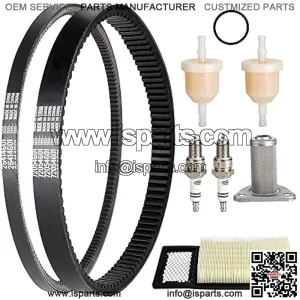 Golf Cart EZGO Tune Up Kit w/Drive Belt & Starter Gen.Belt for EZGO TXT Medalist 1994-2005 with 295/350cc 4 Cycle Robins Motor