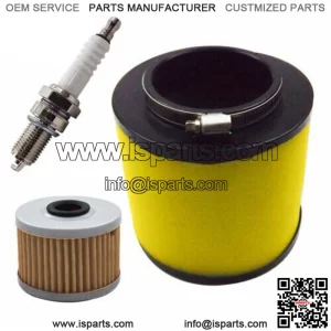 Air Oil Filter Spark Plug Tune Up Kit For Honda Rancher 350 Foreman 400 450 (For: Honda FourTrax Foreman 400)