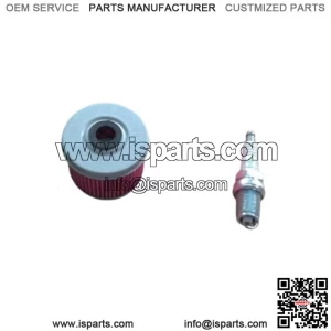 Honda Oil Filter Spark Plug Tune up TRX420 TRX 420 Fourtrax Rancher 07-13 (For: Honda)