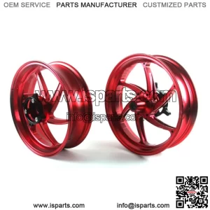 Red Front Rear Wheel Rim For Honda New Forza 350 / Adv 2018 - 2023 2020