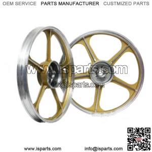 KAWA-GTO SPORT RIMS SET 555 1.40X17(F) 1.60X17(R) FOR SUZUKI RC GOLD