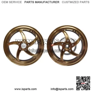 Aluminum Alloy Wheels Rims for Vespa Sprint 125-150 - Glossy Bronze
