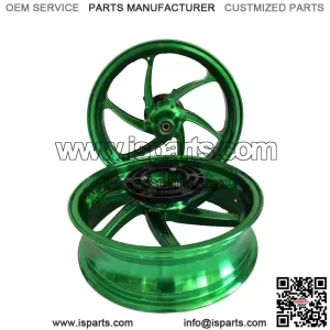 Motorcycle Accessories Bright Green Red 14 15 Inch Aluminium Alloy Disc Wheel Rim for Honda Forza 350