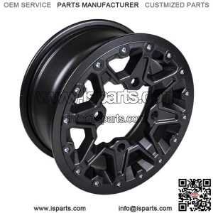 Can-Am 705401678 OEM Black 12" Front Rim 2016 - 2017 Maverick 1000 Max (For: Can-Am Maverick X3 Max R)