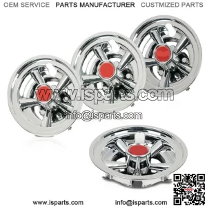 8 Inch Golf Cart Wheel Covers Hub Caps Fit For EZGO Club Car Yamaha,Set of 4pcs