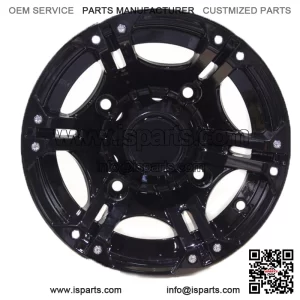 POLARIS SPORTSMAN 570 12" VIPER BLACK ATV / UTV ALUMINUM WHEELS (SET 4) POL3CA (For: Polaris)