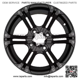 ITP SS212 ATV Wheels/Rims Black 12" Sportsman RZR Ranger (For: Polaris)