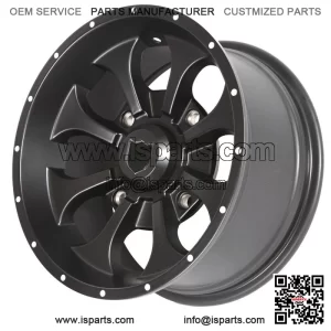 Pro Armor Knight UTV Wheel Rim Matte Black 14x10 -38mm Offset 4/156 (For: Polaris)