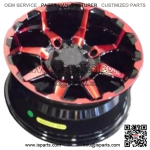 POLARIS RZR XP1000 14" STI HD6 RED ATV WHEELS (SET 4) LIFETIME WARRANTY POL10K (For: Polaris)