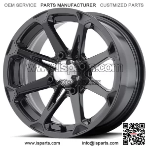 4 ATV/UTV Wheels Set 14in MSA M12 Diesel Black 4/156 10mm 1KXP (For: Polaris)