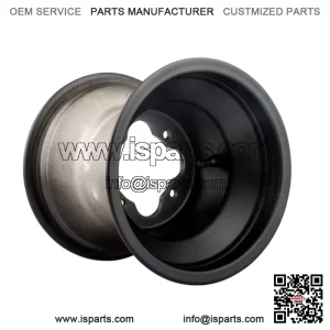 Douglas A5 Wheel 8X8 3.0 + 5.0 Matte Black 4/110 Lug Pattern A506-039M (For: Polaris)