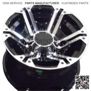 POLARIS RANGER XP1000 12" VIPER M/B ATV / UTV ALUMINUM WHEELS (SET 4) POL10K (For: Polaris)