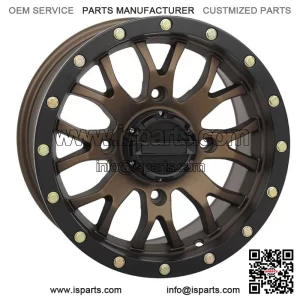 System 3 ST-3 Bronze UTV Wheels 15" Polaris RZR Turbo S / RS1 (4) (For: Polaris)