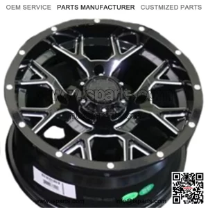 POLARIS SPORTSMAN XP1000 14" BARBWIRE BLACK ATV / UTV WHEELS (SET 4) POL1CA (For: Polaris)