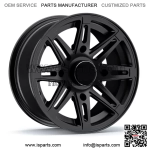 One (1) 14" RockTrix RT103 ATV Wheel Rim | 14x7 | 4x156 4/156 4-156 | 4+3 offset (For: Polaris)