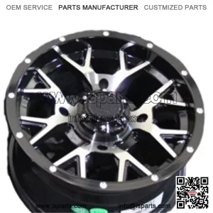 POLARIS SCRAMBLER 850 14" BARBWIRE M/B ATV / UTV WHEELS (SET 4) POL1CA (For: Polaris)