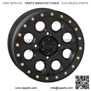 System 3 SB-7 Beadlock 15" Wheels Black (6+1) Polaris RZR 1000 XP (4) (For: Polaris)