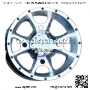 POLARIS RZR 800 12" COBRA M/B ATV ALUMINUM WHEELS (SET 4) LIFE WARRANTY POL3CA (For: Polaris)