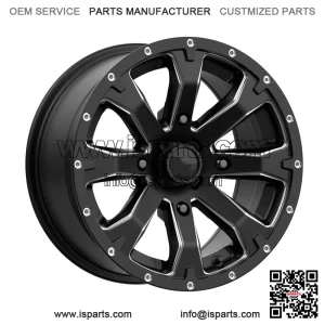 MSA M42 Bounty ATV Wheels/Rims Satin Black 14" Sportsman RZR Ranger (For: Polaris)