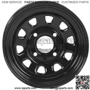 ATV/UTV Wheels Set 14in Delta Steel Black 4/137 4+3 CAN (For: Can-Am)