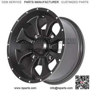 Pro Armor Knight Wheels Dunes 15x8 (137) Can-Am Maverick X3 Black CA1508KNBL