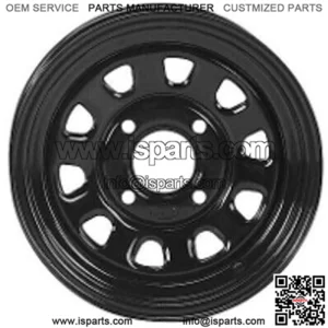 ATV/UTV Wheels Set 14in Delta Steel Black 4/110 5+2/2+5 SRA (For: Can-Am)