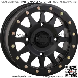 HLA1 Beadlock Wheel Mch 15x7 4/137 5+2 40mm Can-Am Maverick X3 Max 4x4 18-21 (For: Can-Am)