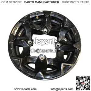 11 CAN AM COMMANDER OUTLANDER 1000  FRONT WHEEL RIM BLACK 12X6  #439