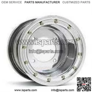 DWT 8" Ultimate 8x8 Rear Beadlock Wheels Rims Polished TRX450R 400EX 250R ATC (For: Can-Am)