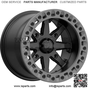 M31 Lok2 Wheel | Satin Black w/ Matte Gray ring  | CanAm 4x137 | Wheels