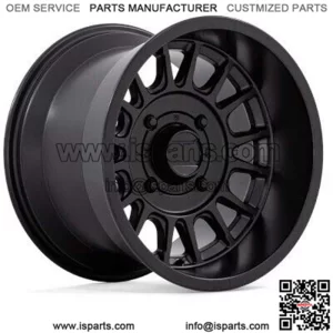 ATV/UTV Wheels Set 15in KMC KS138 Impact Matte Black 4/137 10mm HP1K (For: Can-Am)