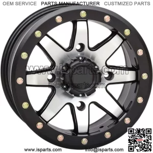 NEW STI HD9 BEADLOCK Wheel Machined Matte Black 18x7 4/137 6+1 (+45) UTV ATV RIM (For: Can-Am)