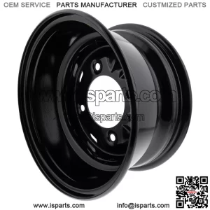 Polaris 1525240-067 Black Front Rim 10GA 12X6 RZR Ranger 1000 900 570 XP