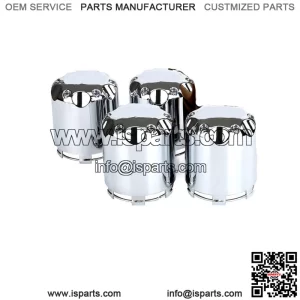 Golf Cart Wheel Center Hub Caps Cover for EZGO Club Car Yamaha Chrome